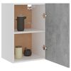 vidaXL Armoire suspendue "Lyon" Gris b&eacute;ton 39,5 x 31 x 60 cm Bois d'ing&eacute;nierie