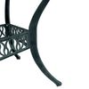 vidaXL Ensemble &agrave; manger de jardin 5 pcs vert aluminium coul&eacute;