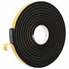 vidaXL Ruban adh&eacute;sif en mousse 20 pc Noir 15mm x 5m Mousse CR