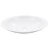 vidaXL Lavabo 59,3x35,1x10,7 cm Fonte minérale/marbre Blanc