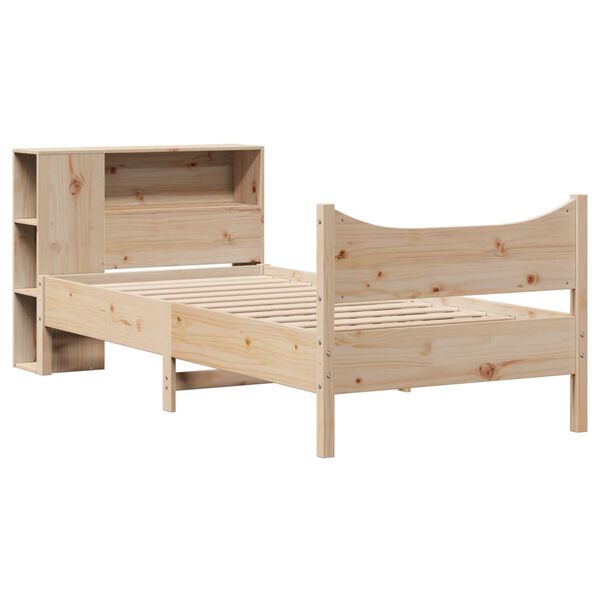 vidaXL Cadre de lit sans matelas 75x190 cm bois de pin massif