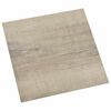 vidaXL Dalles de plancher autoadhésives 55 pcs PVC 5,11 m² taupe