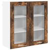 vidaXL Armoire suspendue Ch&ecirc;ne fum&eacute; 80 x 31 x 80 cm Bois d'ing&eacute;nierie