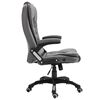 vidaXL Chaise de bureau Anthracite Similicuir