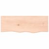 vidaXL &Eacute;tag&egrave;re murale 80x30x2 cm bois de ch&ecirc;ne massif non trait&eacute;