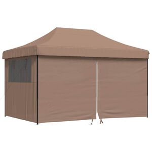 vidaXL Tente de f&ecirc;te Marron 292 x 440 x 315 cm Tissu Oxford
