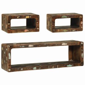 vidaXL Ensemble meuble TV 3 pc Multicolore 100 x 30 x 32 cm