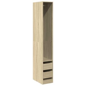 vidaXL Garde-robe ch&ecirc;ne sonoma 30x50x200 cm bois d'ing&eacute;nierie
