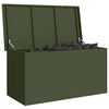 vidaXL Bo&icirc;te de Rangement Ext&eacute;rieure Vert olive 100 x 50,5 x 50 cm