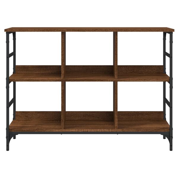 vidaXL Buffet ch&ecirc;ne marron 102x32x73,5 cm bois d'ing&eacute;nierie