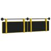 vidaXL T&ecirc;te de lit suspendue Jaune 210 x 55 x 5 cm Velours