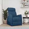 vidaXL Fauteuil inclinable Bleu Tissu