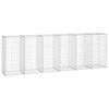 vidaXL Mur en gabion avec couvercles Acier galvanis&eacute; 300 x 50 x 100 cm