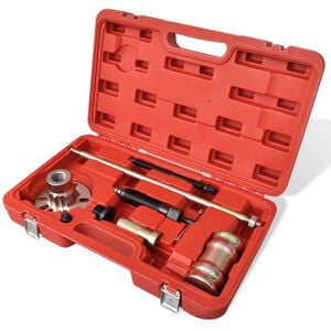 vidaXL Extracteur hydraulique de moyeu de roue avec kit de marteau 10t