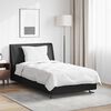 vidaXL Duvet d'été simple avec oreiller 2 pcs Blanc Microfibre