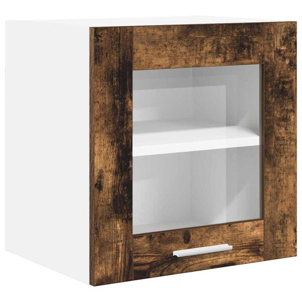 vidaXL Armoire suspendue Ch&ecirc;ne fum&eacute; 40 x 31 x 40 cm Bois d'ing&eacute;nierie