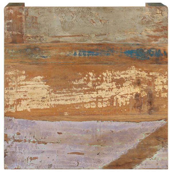 vidaXL Table basse 60x60x35 cm Bois de r&eacute;cup&eacute;ration massif