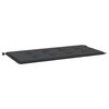 vidaXL Coussin de banc de jardin noir 120x50x4 cm tissu oxford