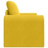 vidaXL Canap&eacute;-Lit Jaune 98 x 71 x 83 cm Velours