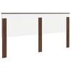 vidaXL T&ecirc;te de lit Ch&ecirc;ne brun 200 cm Bois d'ing&eacute;nierie