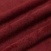 vidaXL Couvertures &agrave; jeter 6 pcs Rouge Bordeaux 130 x 150 cm Toison