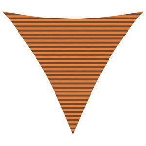 vidaXL Voile d'ombre Orange et marron 4,5 x 4,5 x 4,5 m