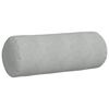 vidaXL Coussins d'accent 2 pcs Gris clair &Oslash; 25 x 70 cm