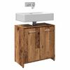 vidaXL Armoire lavabo de salle de bain vieux bois 60x33x60 cm