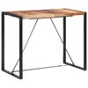 vidaXL Table de bar 140x70x110 cm Bois solide