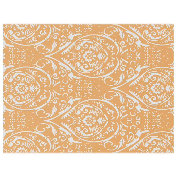 vidaXL Tapis d'extérieur Jacobéen ARAKIL Orange et Blanc 400 × 300 cm