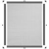 vidaXL Moustiquaire pour fenêtre Anthracite 100x120 cm Fibre de verre