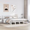 vidaXL Cadre de lit sans matelas blanc 180x200 cm bois massif de pin