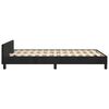 vidaXL Cadre de lit sans matelas noir 120x200 cm velours