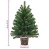 vidaXL Sapin de Noël artificiel avec 150 LED Vert 95 cm PE et PVC