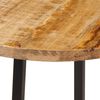 vidaXL Table basse 35x35x45 cm bois de manguier solide et fer