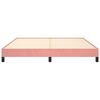 vidaXL Cadre de lit sans matelas rose 160x200 cm velours