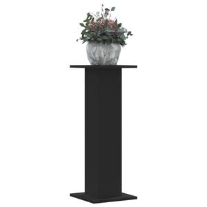 vidaXL Supports pour plantes 2 pcs noir 30x30x80 cm bois d'ing&eacute;nierie