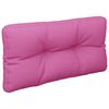 vidaXL Coussin de palette rose 80x40x12 cm tissu