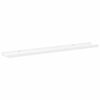 vidaXL &Eacute;tag&egrave;res &agrave; rebord pour cadre photo 2 pcs Blanc 80x9x3 cm MDF