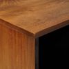 vidaXL Buffet avec porte Noyer 80 x 33 x 75 cm Bois de mangue massif