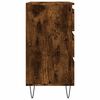 vidaXL Buffet Ch&ecirc;ne fum&eacute; 60x35x70 cm Bois d'ing&eacute;nierie