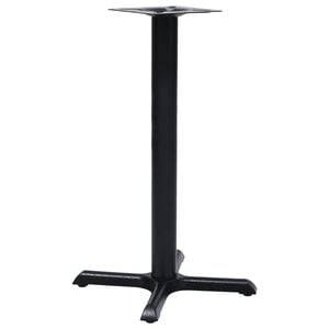vidaXL Pied de table de bistro noir 56x56x72 cm fonte
