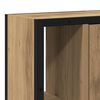 vidaXL Armoire à miroir salle de bain chêne artisanal bois ingénierie