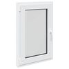vidaXL Fen&ecirc;tre de sous-sol RISOR 60 x 80 cm PVC et verre Blanc