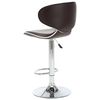 vidaXL Tabourets de bar 2 pcs marron similicuir