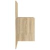 vidaXL Tables de chevet murales 2 pcs Ch&ecirc;ne sonoma