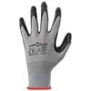 vidaXL Gants de Travail 24 pcs Gris et Noir 7 / S Polyester