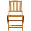 vidaXL Ensemble &agrave; manger de jardin pliable 5 pcs bois massif d&rsquo;acacia