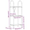 vidaXL &Eacute;tag&egrave;re Ch&ecirc;ne Sonoma 40 x 30 x 109 cm Bois d'ing&eacute;nierie