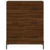 vidaXL Buffet ch&ecirc;ne marron 69,5x34x90 cm bois d'ing&eacute;nierie